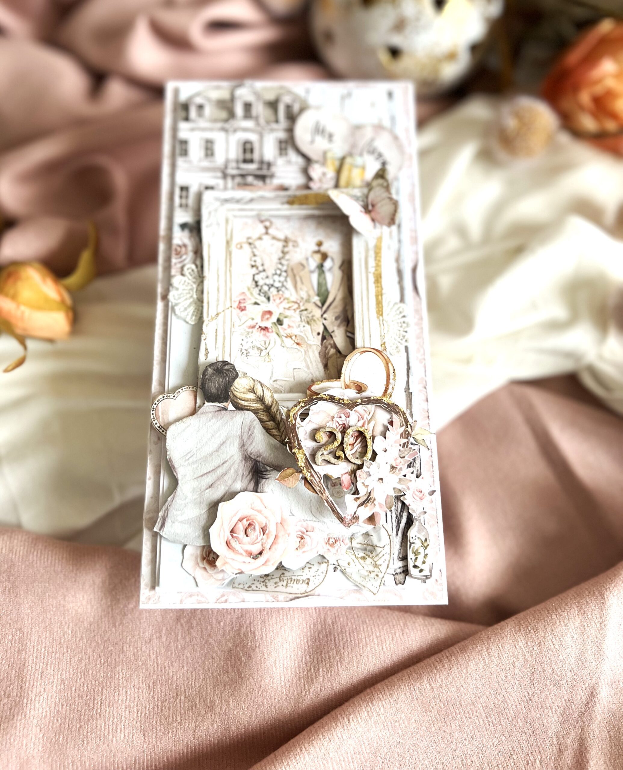 01 Luxury Boxed Handmade Anniversary Card ‘Forevermore