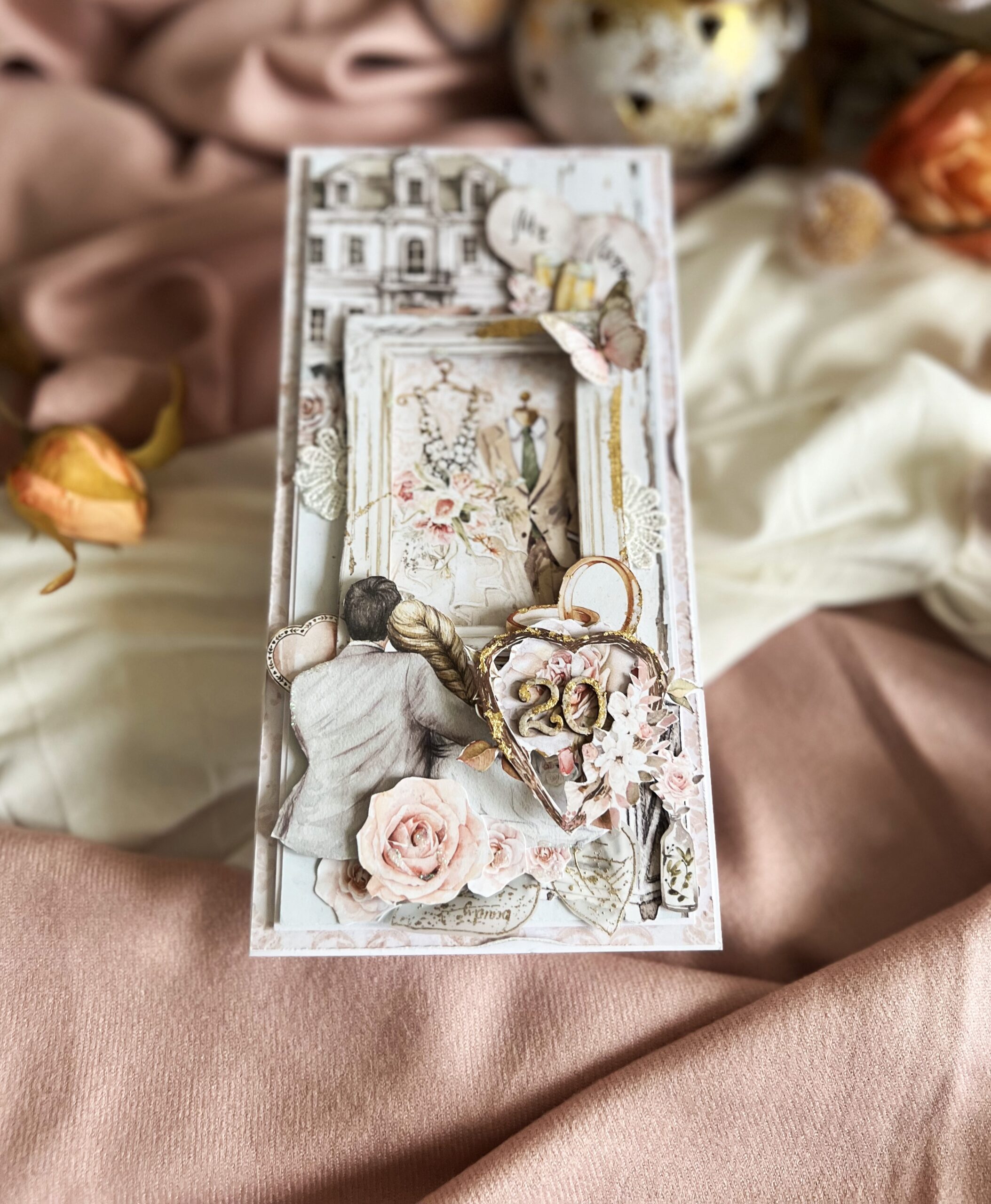 02 Luxury Boxed Handmade Anniversary Card ‘Forevermore