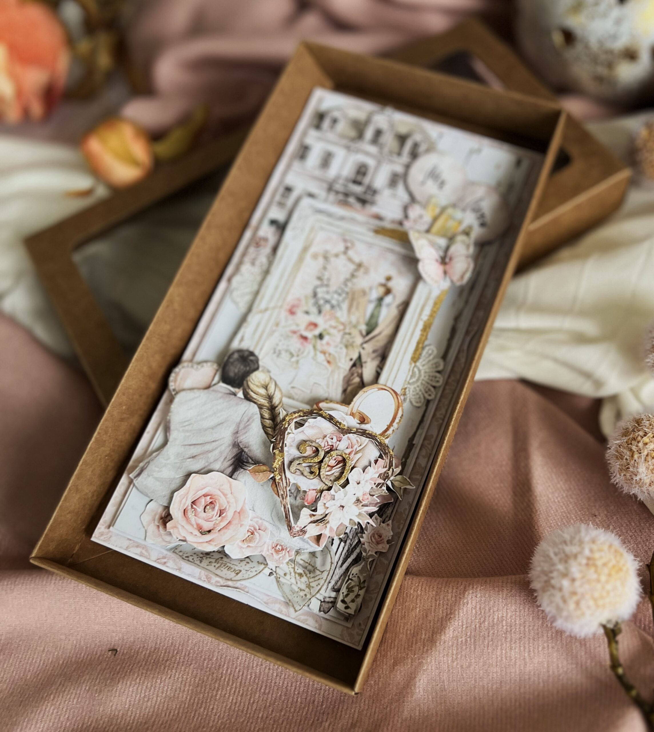 05 Luxury Boxed Handmade Anniversary Card ‘Forevermore