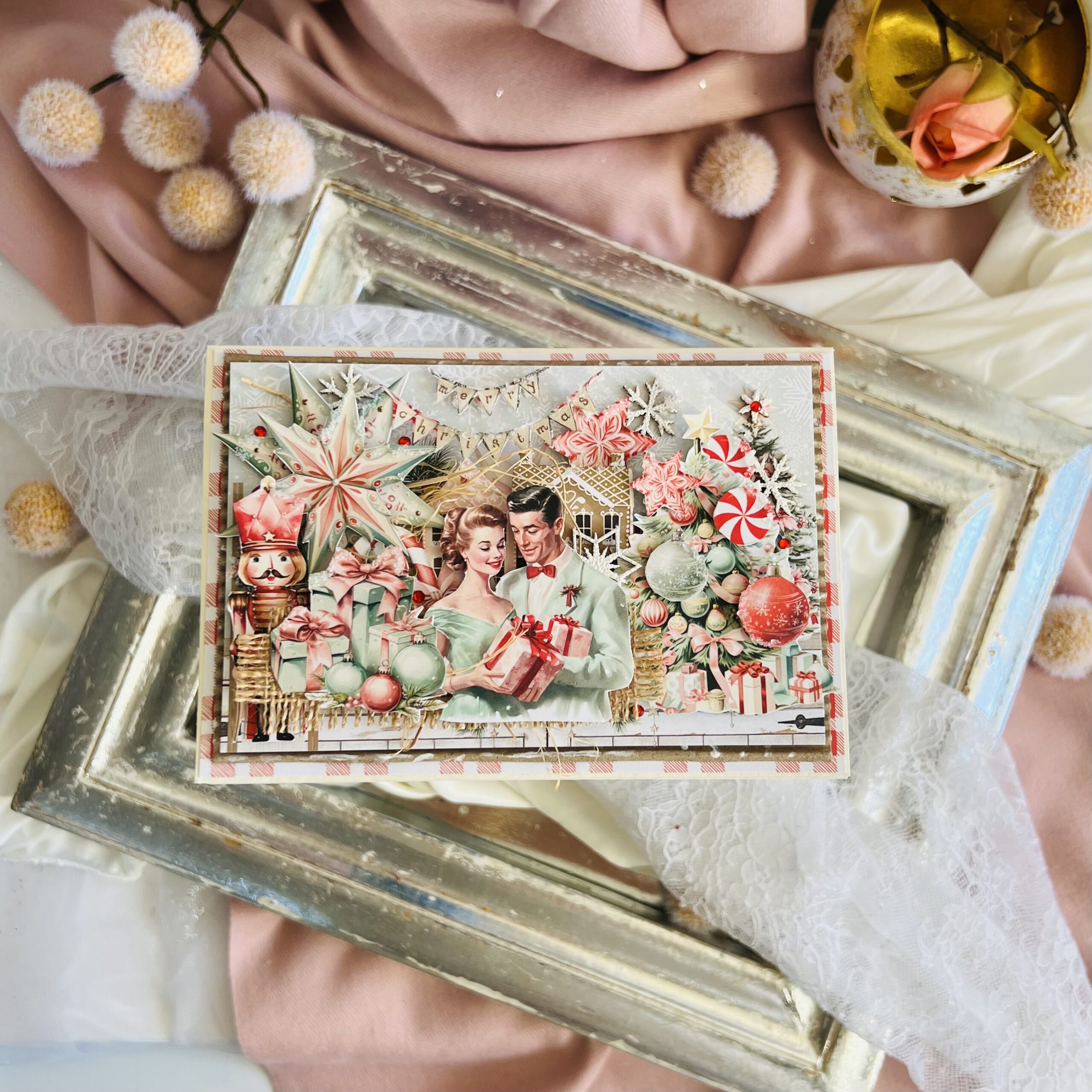 IMG_5116 Luxury Handmade Christmas Card with Personalized Holiday Message