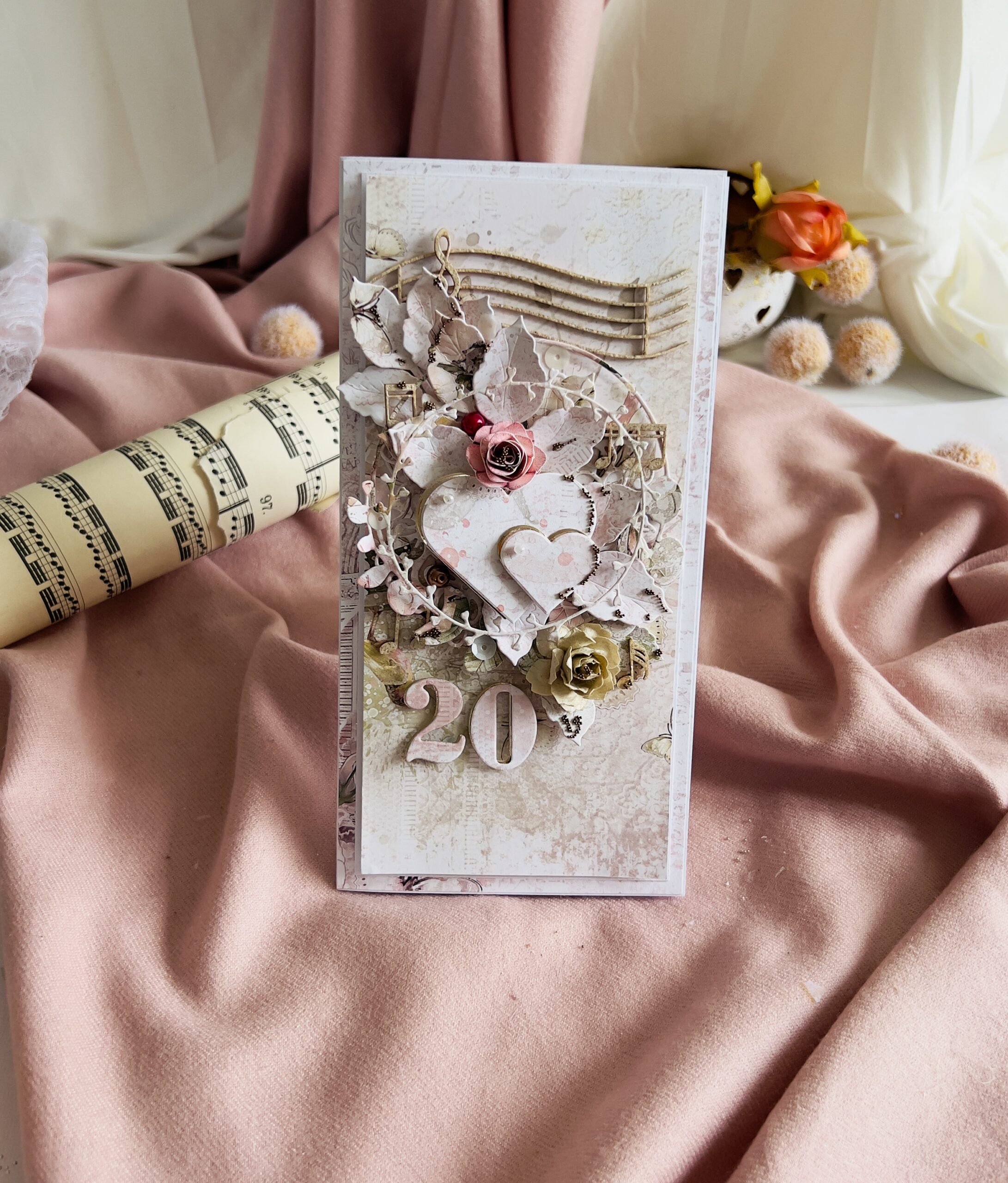 Luxury Boxed Handmade Anniversary Card – Happy Anniversary