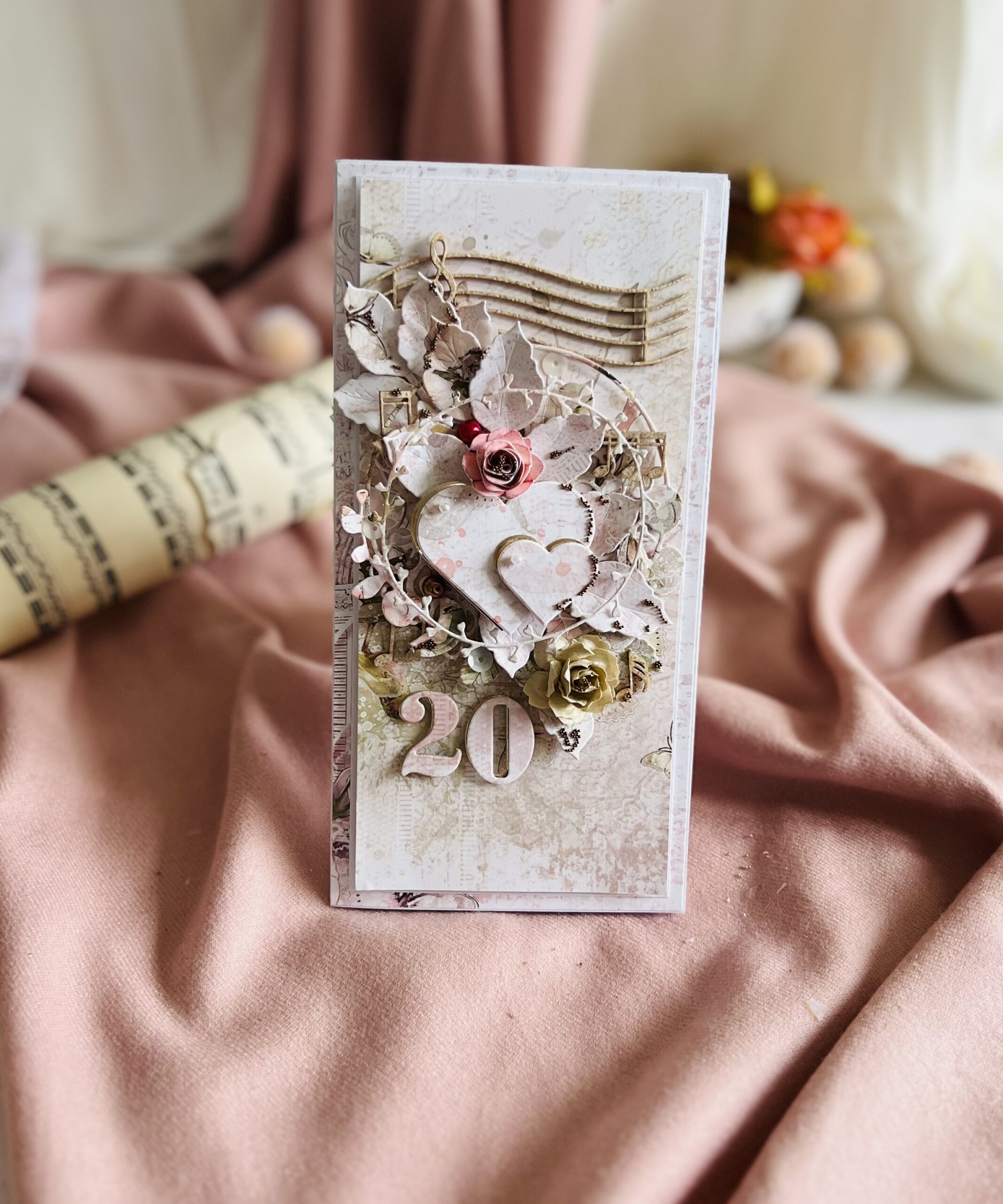 Luxury Boxed Handmade Anniversary Card – Happy Anniversary