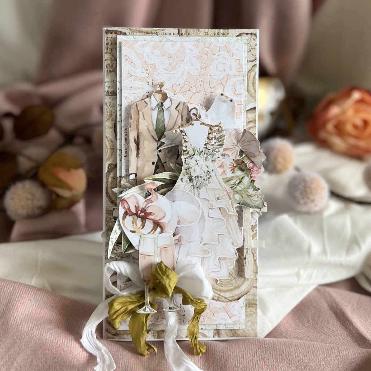 Luxury Wedding Card in a Box – Meant to Be Together