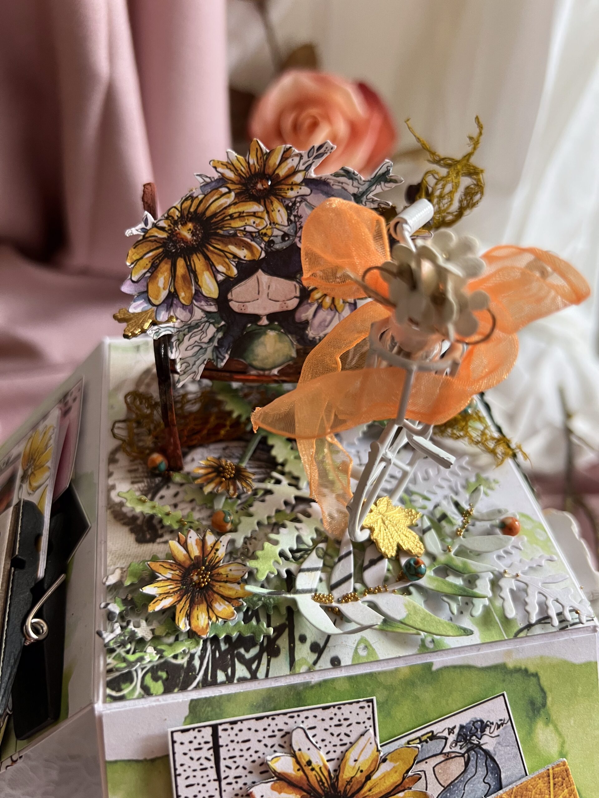 Artistic Luxury Birthday Exploding Box for a Girls