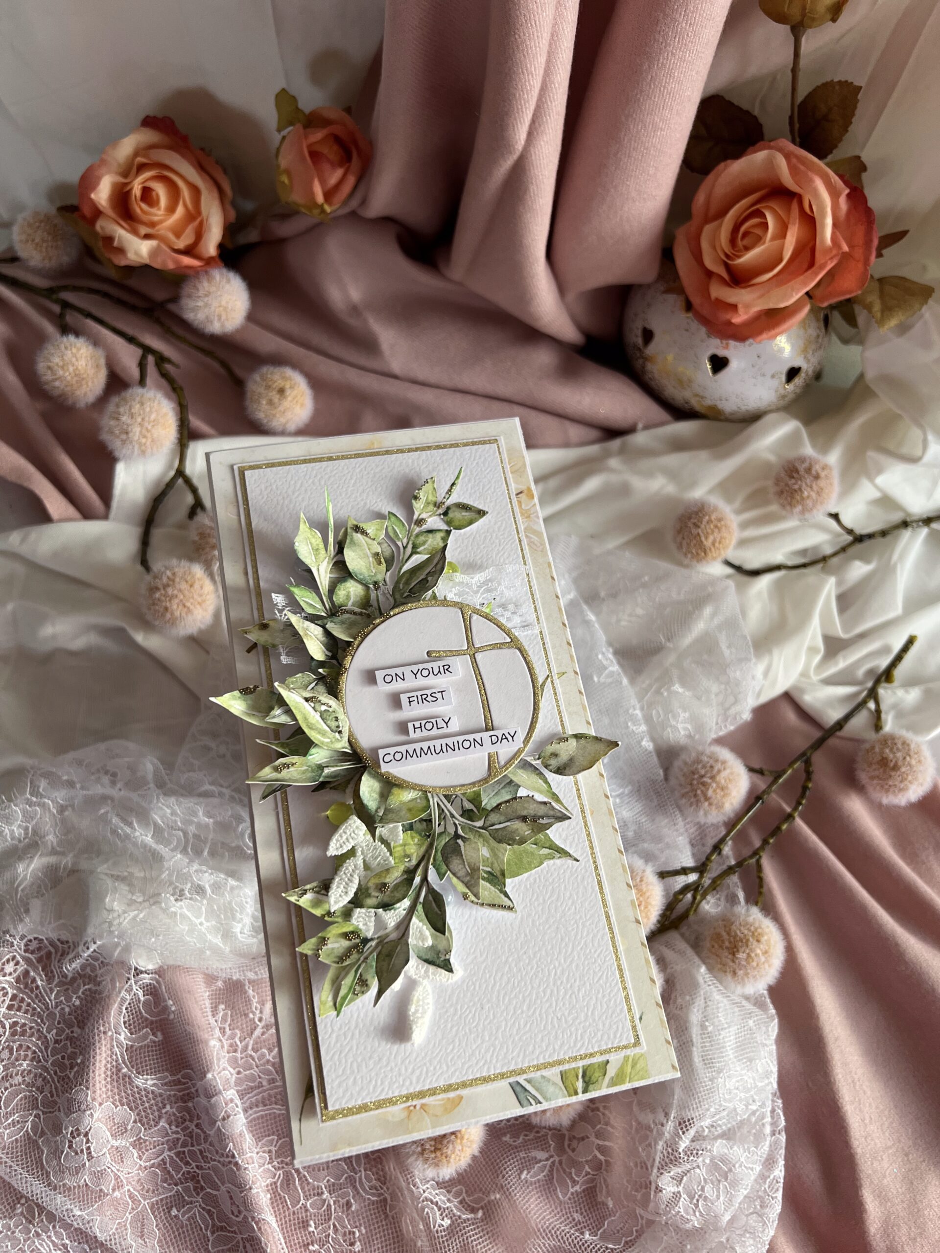 Luxury Boxed First Holy Communion Card