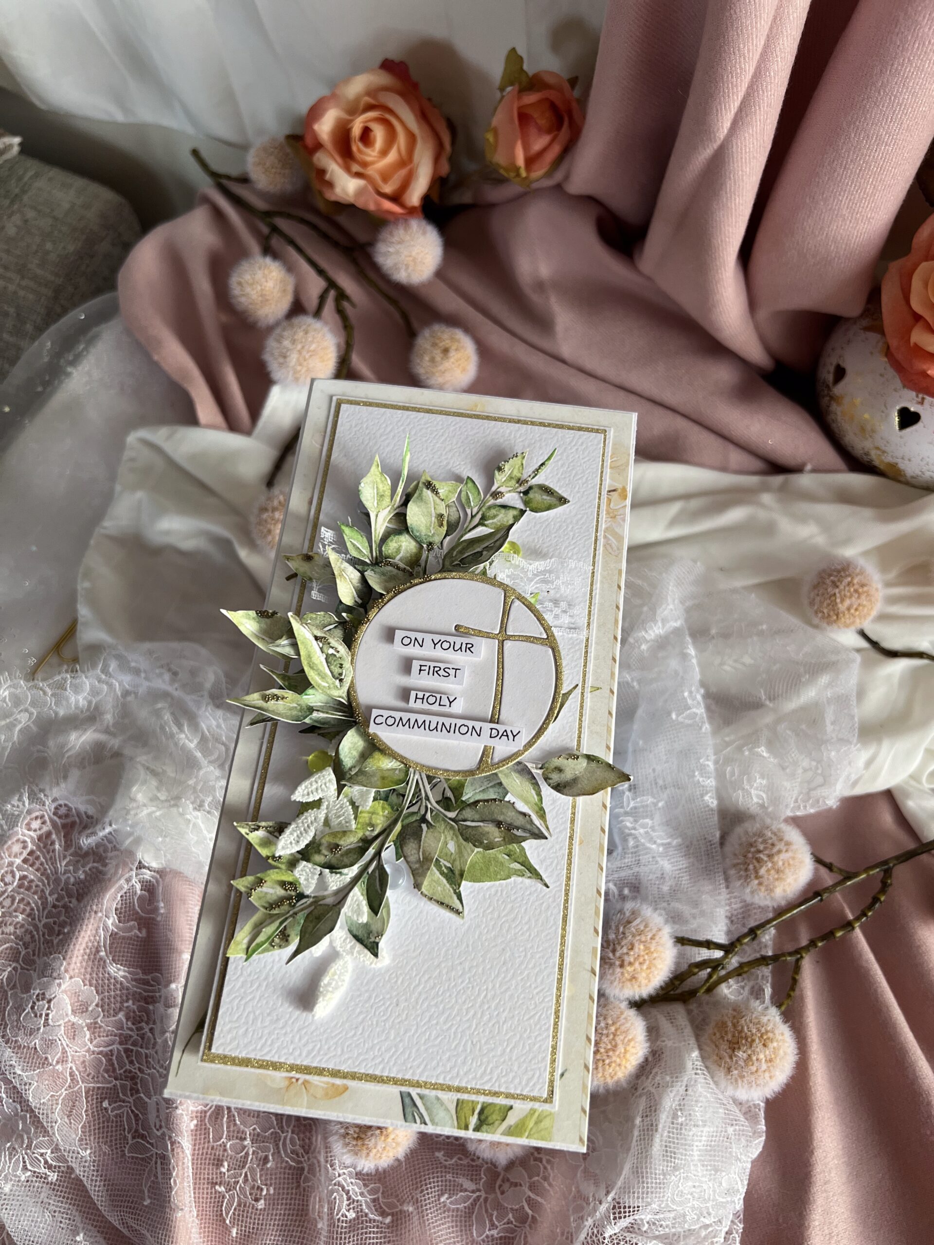 Luxury Boxed First Holy Communion Card