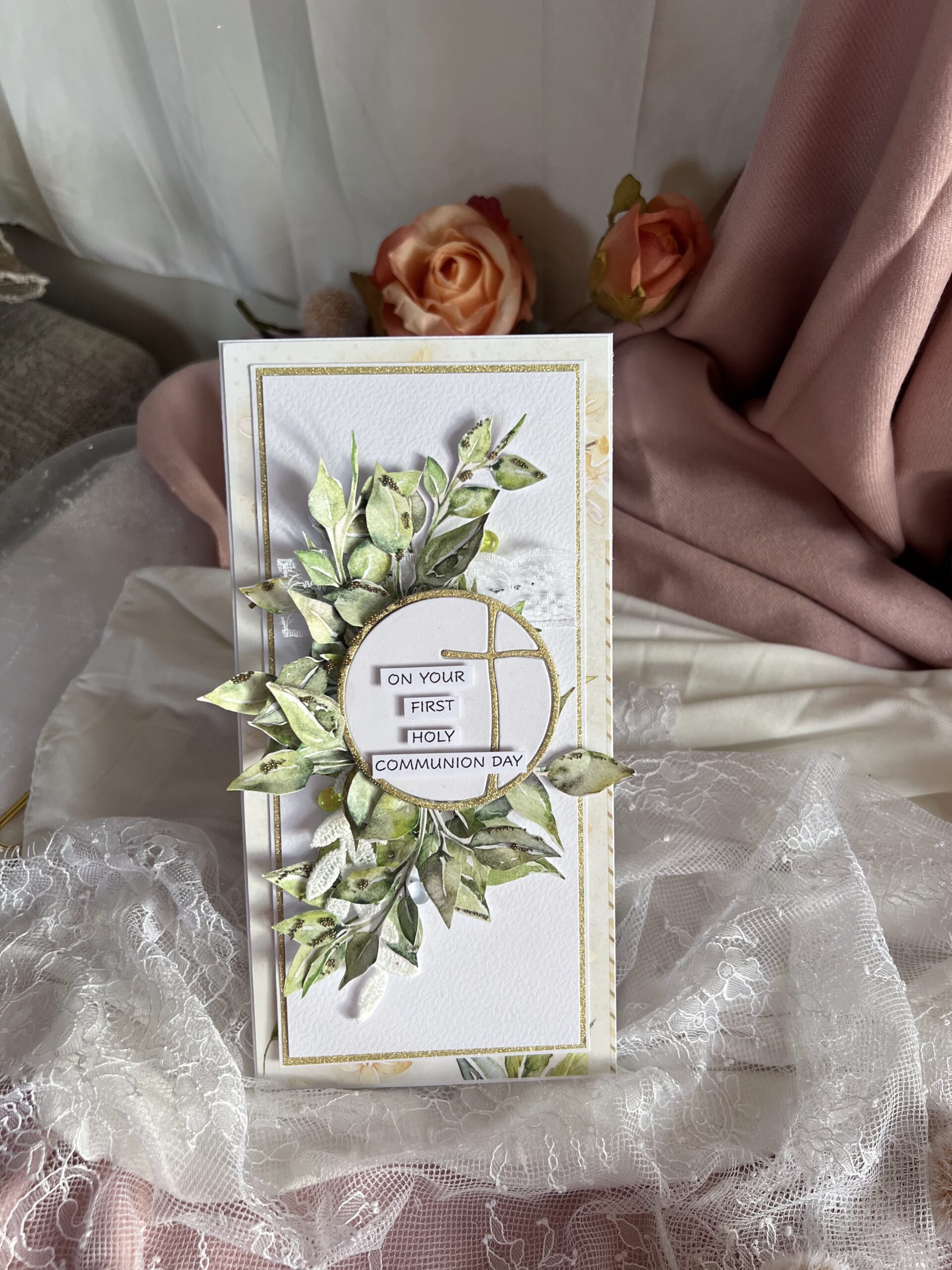 Luxury Boxed First Holy Communion Card