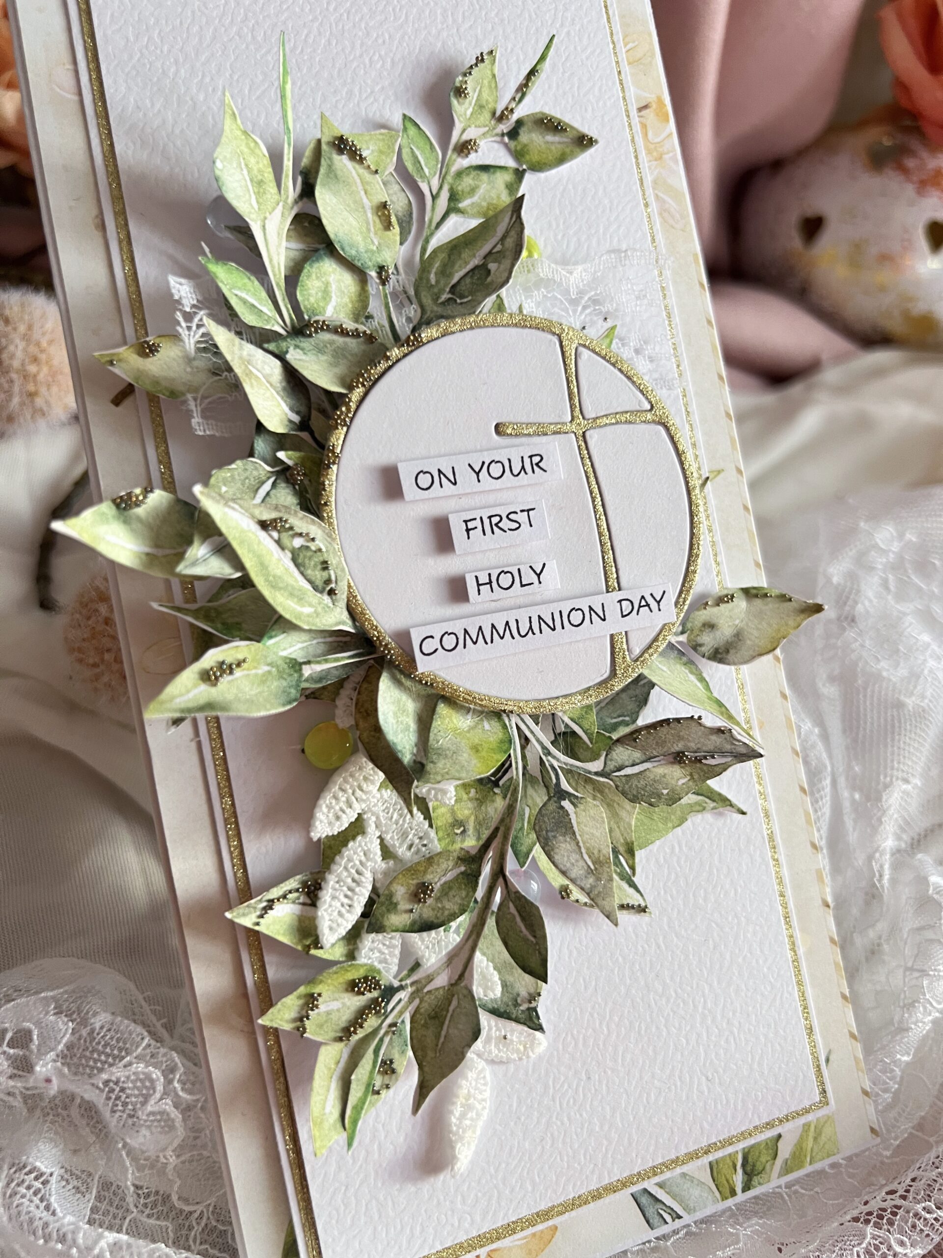 Luxury Boxed First Holy Communion Card