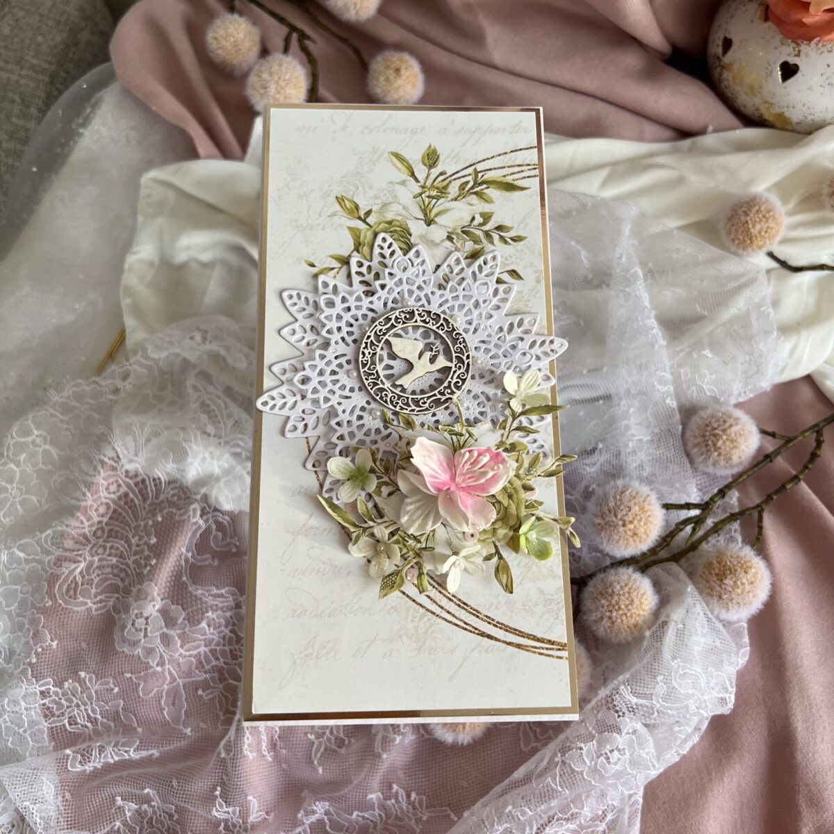 Luxury First Communion Card for Her