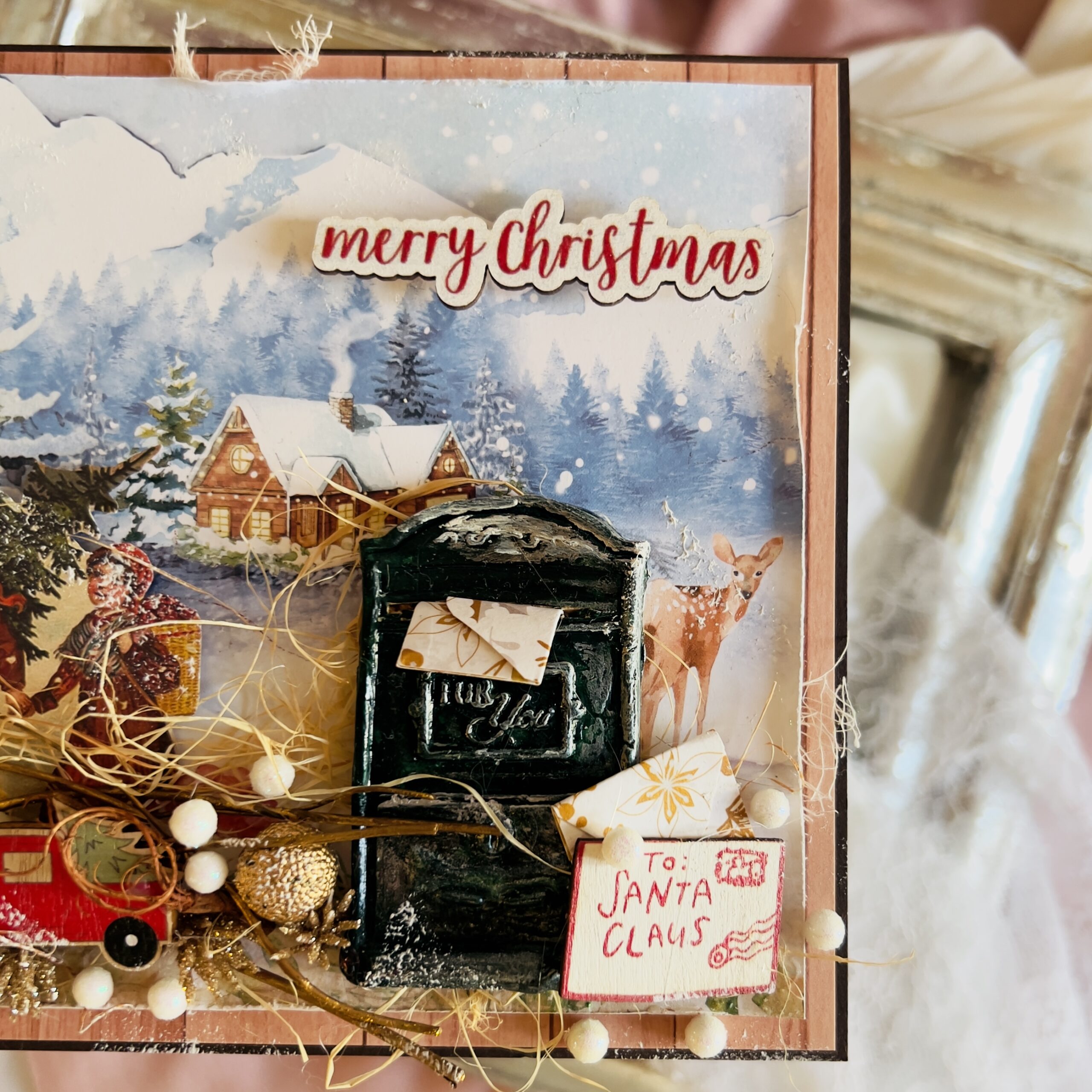 IMG_5254 Luxury Handmade Christmas Card – Santa's Mailbox Delight