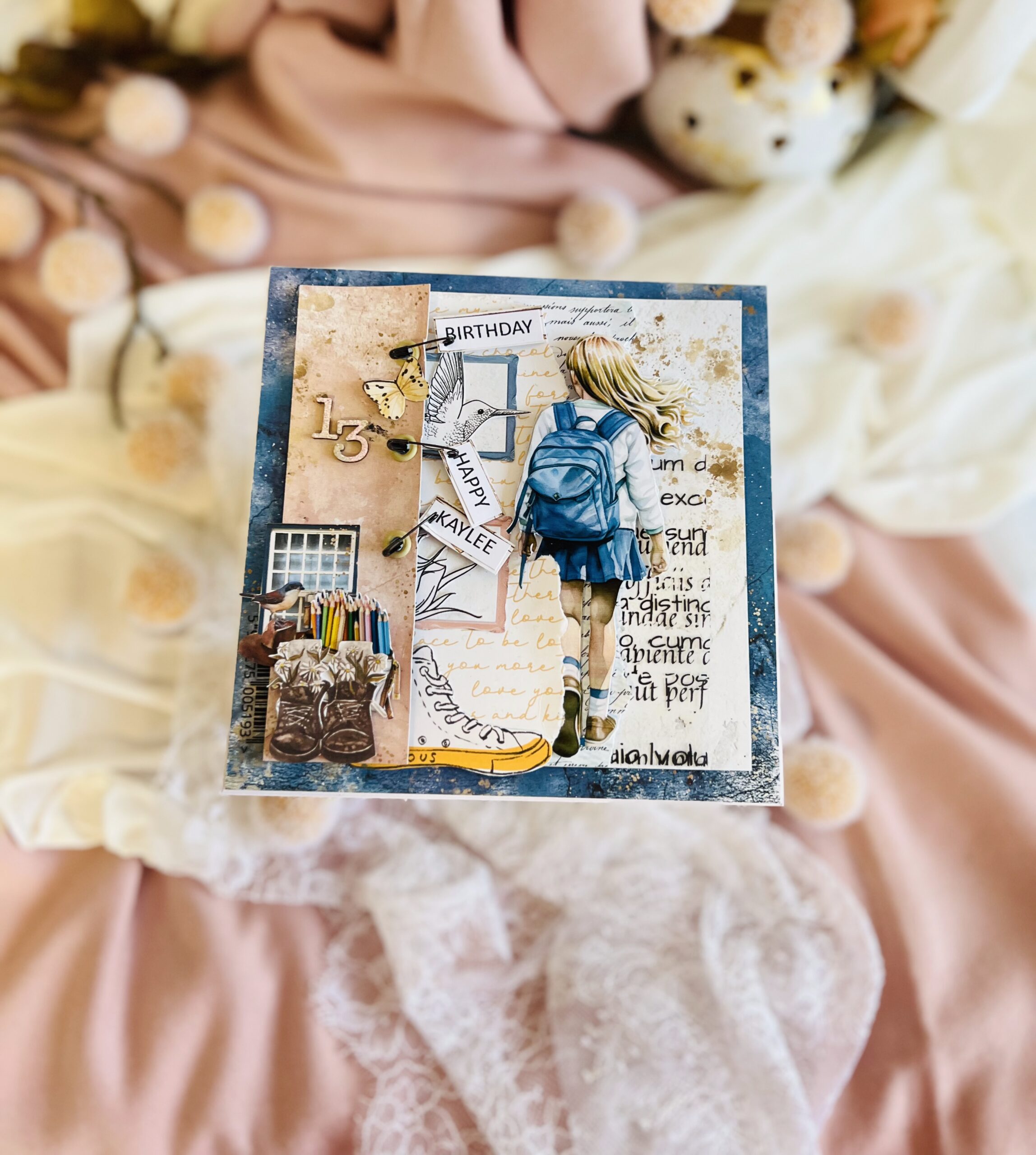 IMG_E4062 Artistic Kids Birthday Card – Fun and Unique Handmade Design