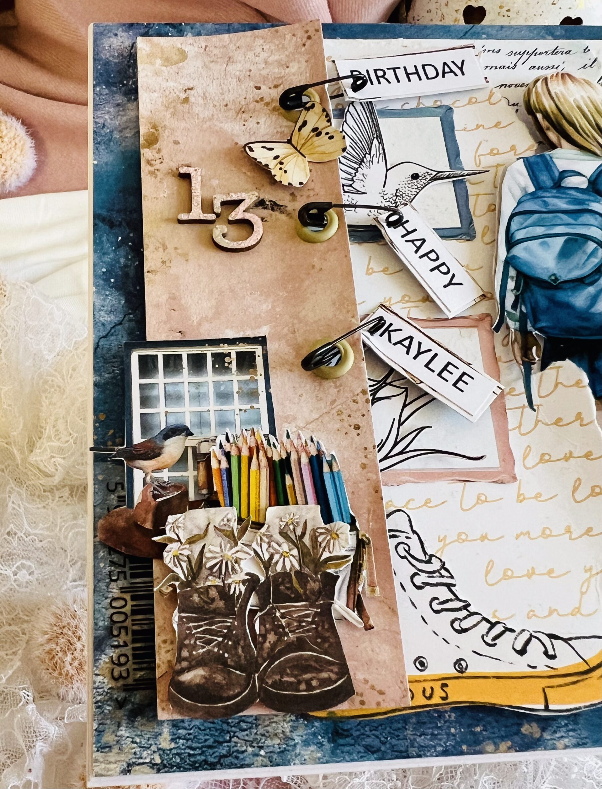 IMG_E4067 Artistic Kids Birthday Card – Fun and Unique Handmade Design