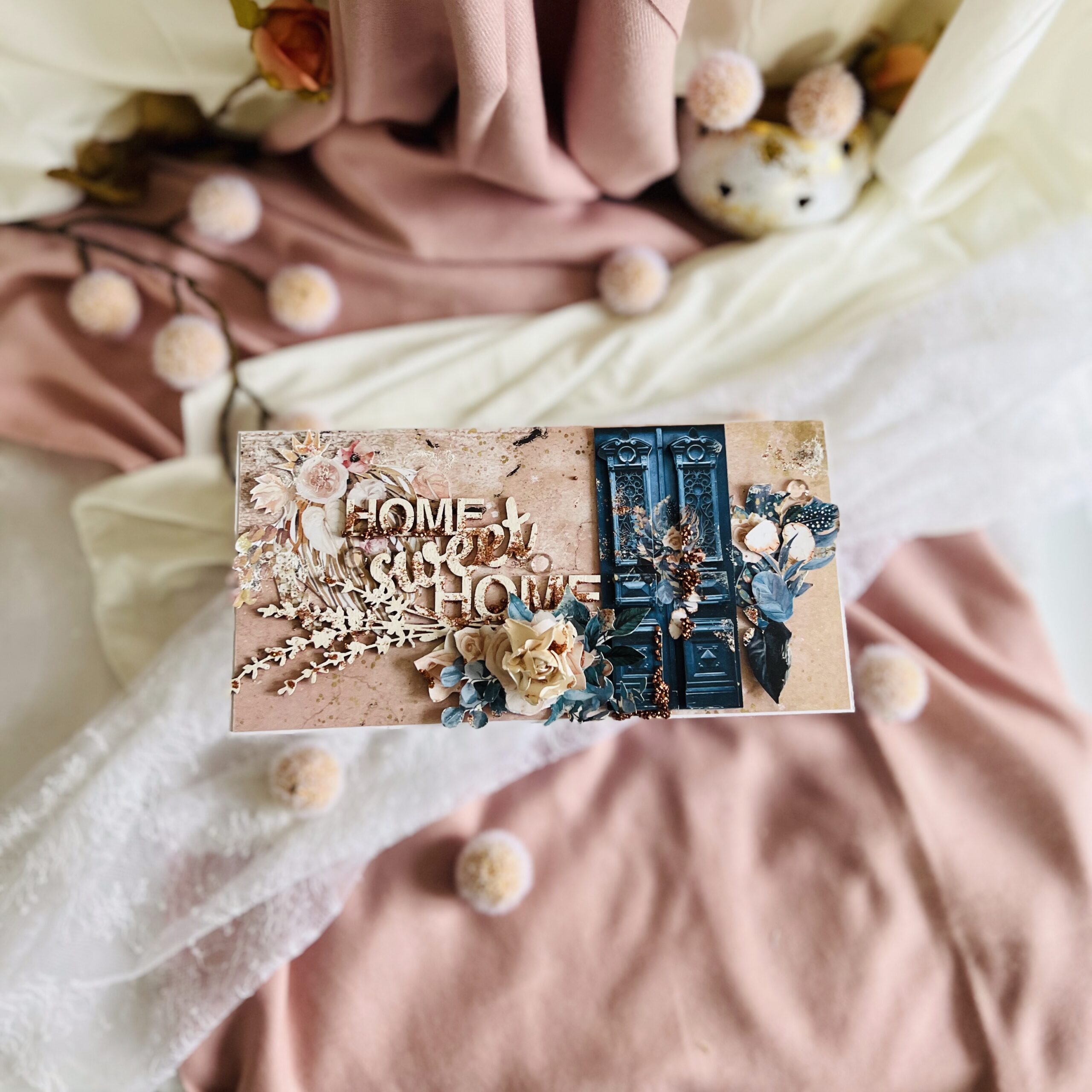 IMG_E4558 Luxury Golden Welcome – New Home Card with Blue Door Design