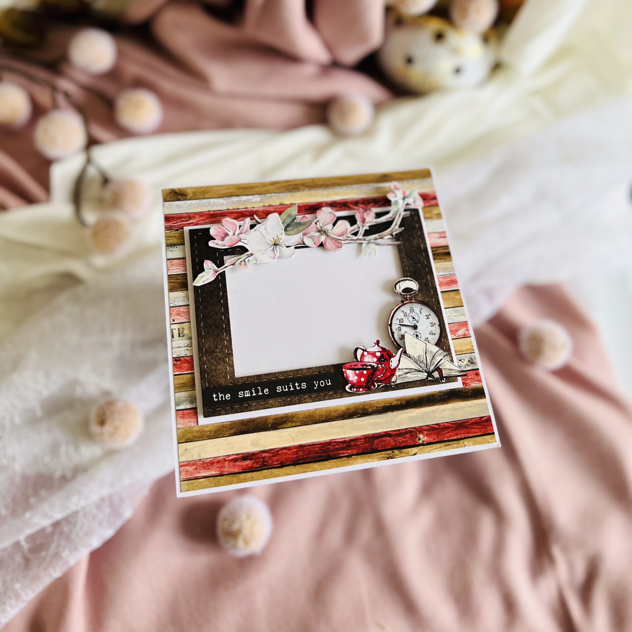 Luxury Rustic Elegance – Thank You Card with Floral Details