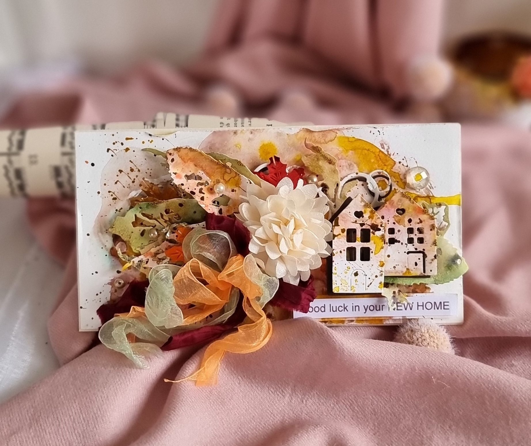 new home 7 Artistic Welcome Home Card with Intricate Details