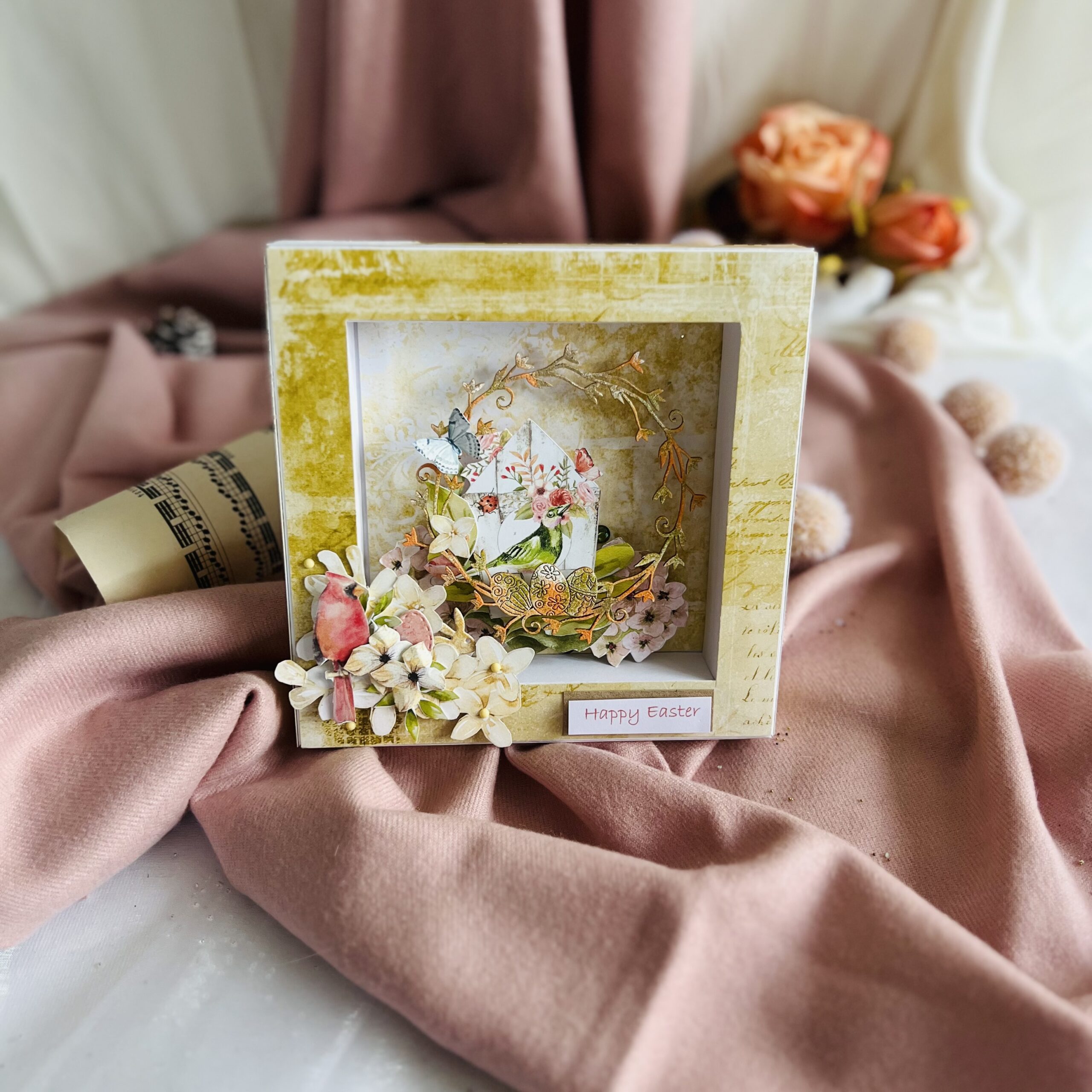 Luxury  Handmade  Easter Frame- Unique Holiday Decoration