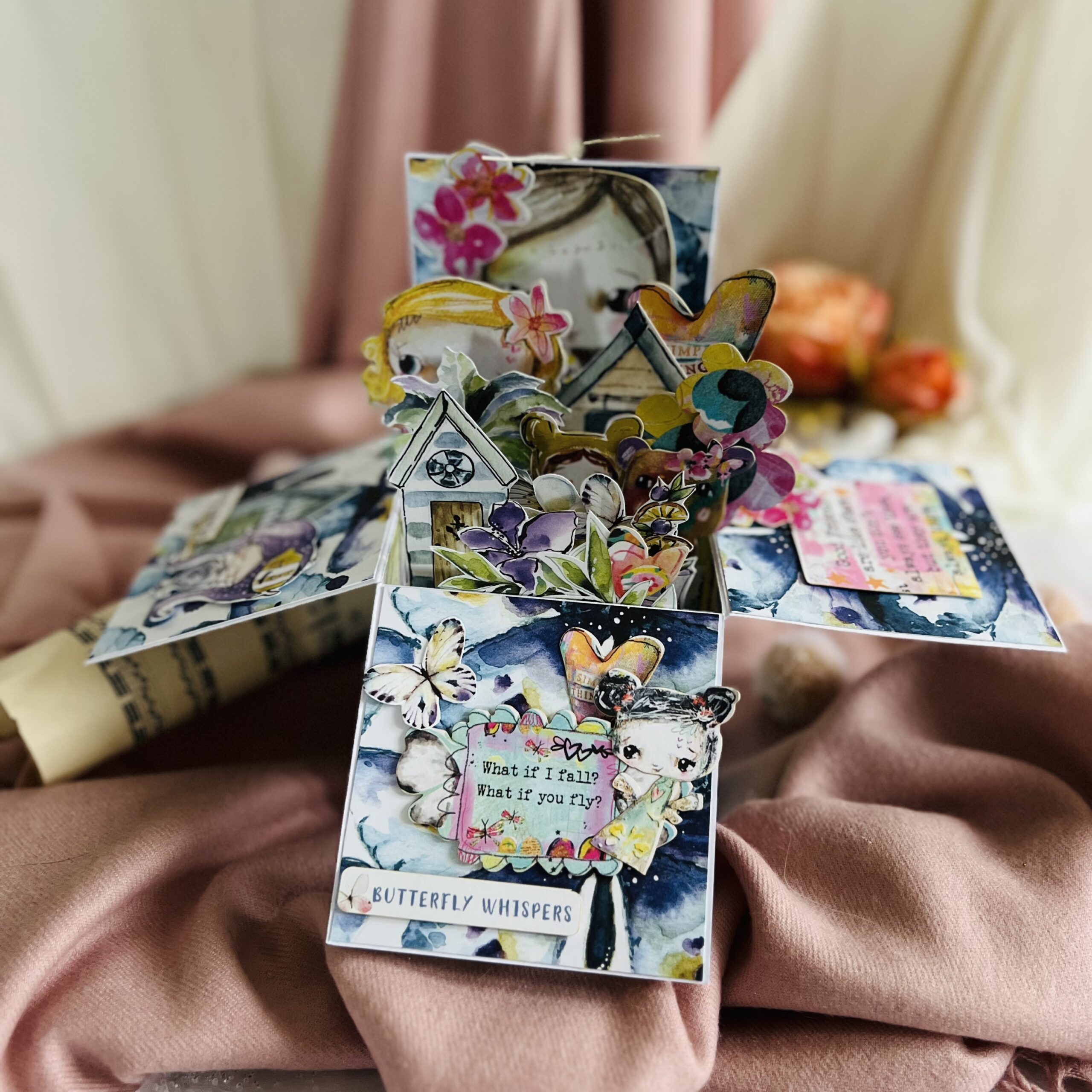 IMG_7076 Luxury Pop-Up Birthday Card for a Girl in Decorative Box