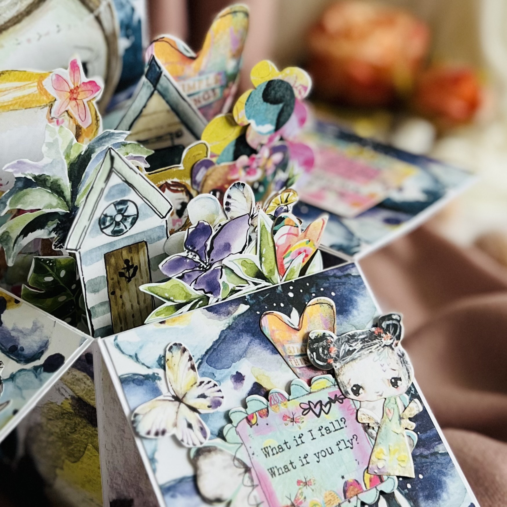 IMG_7081 Luxury Pop-Up Birthday Card for a Girl in Decorative Box