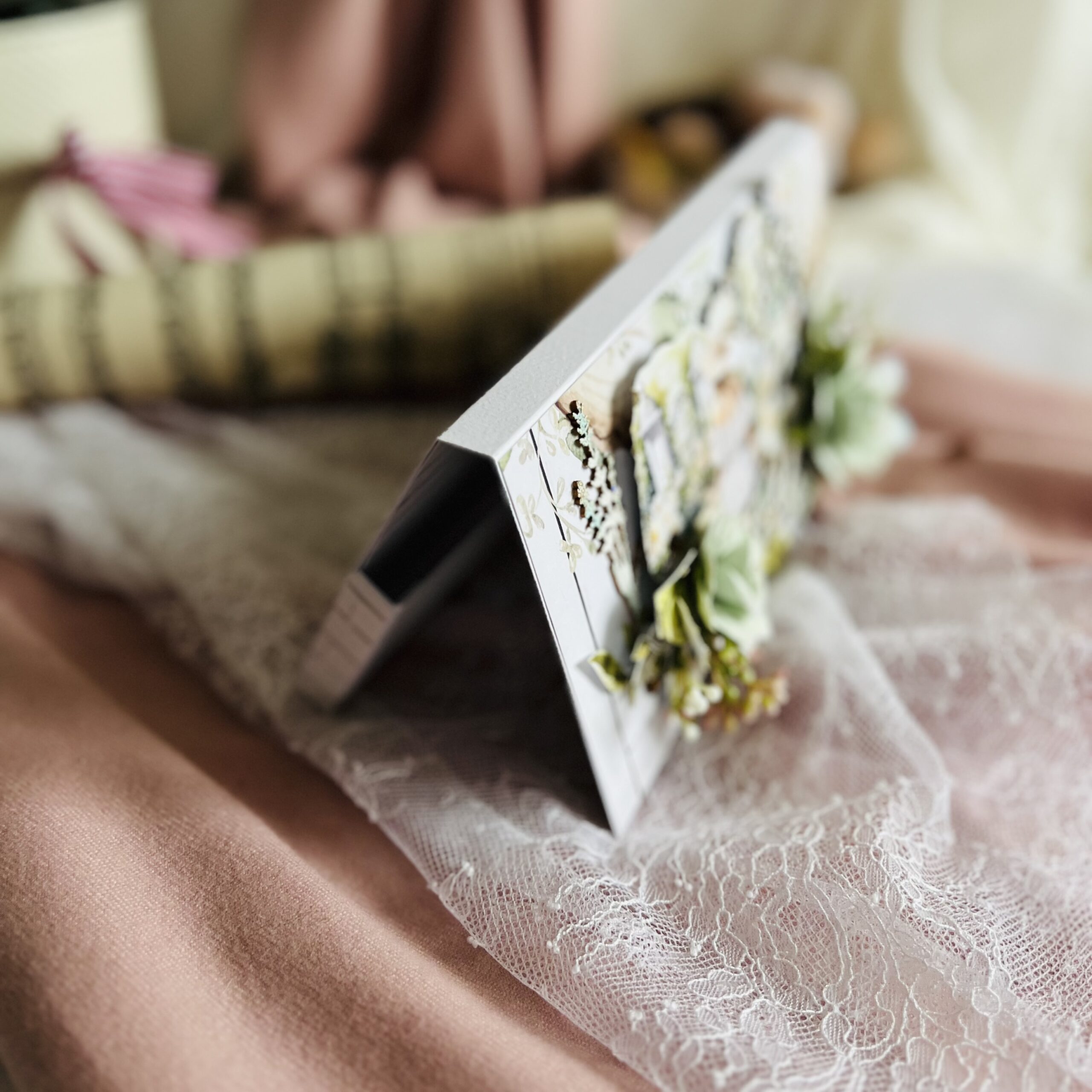 IMG_7400 Elegant Wedding Card with Pocket for Money or Letter