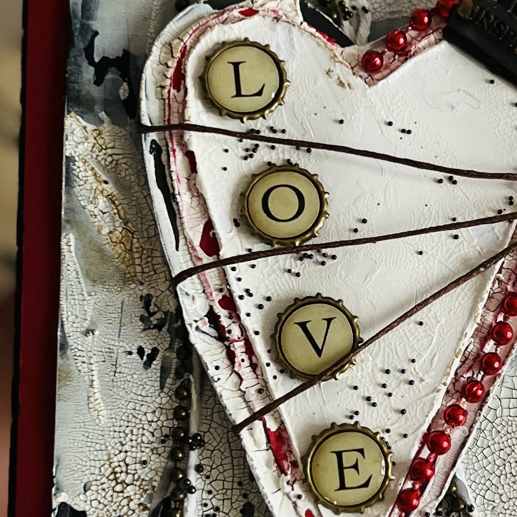 IMG_8162 Handmade Valentine’s Day Card – Artistic Design with Love Heart Motif