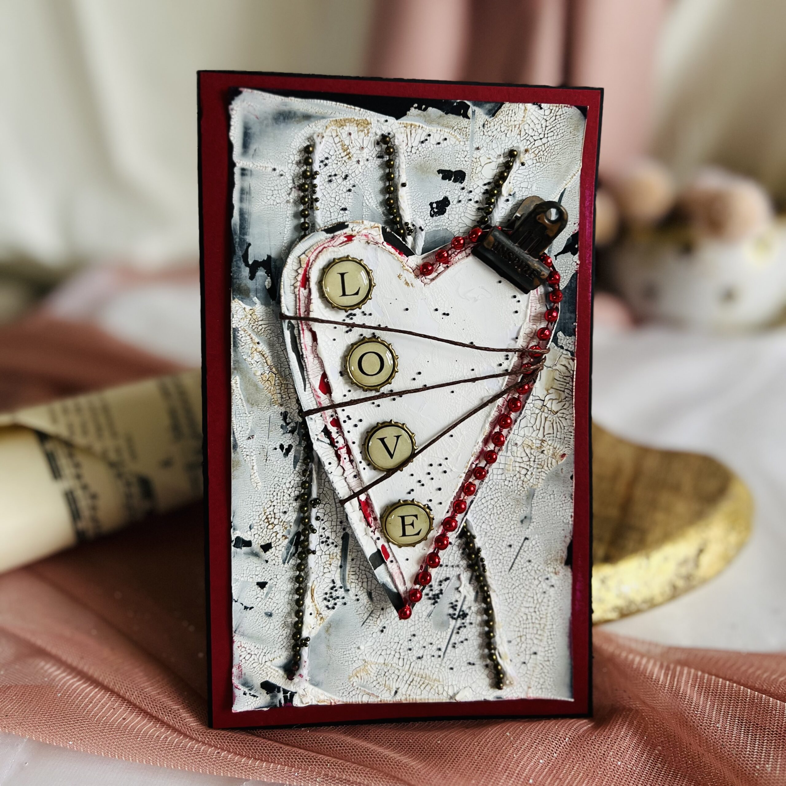 IMG_8172 Handmade Valentine’s Day Card – Artistic Design with Love Heart Motif