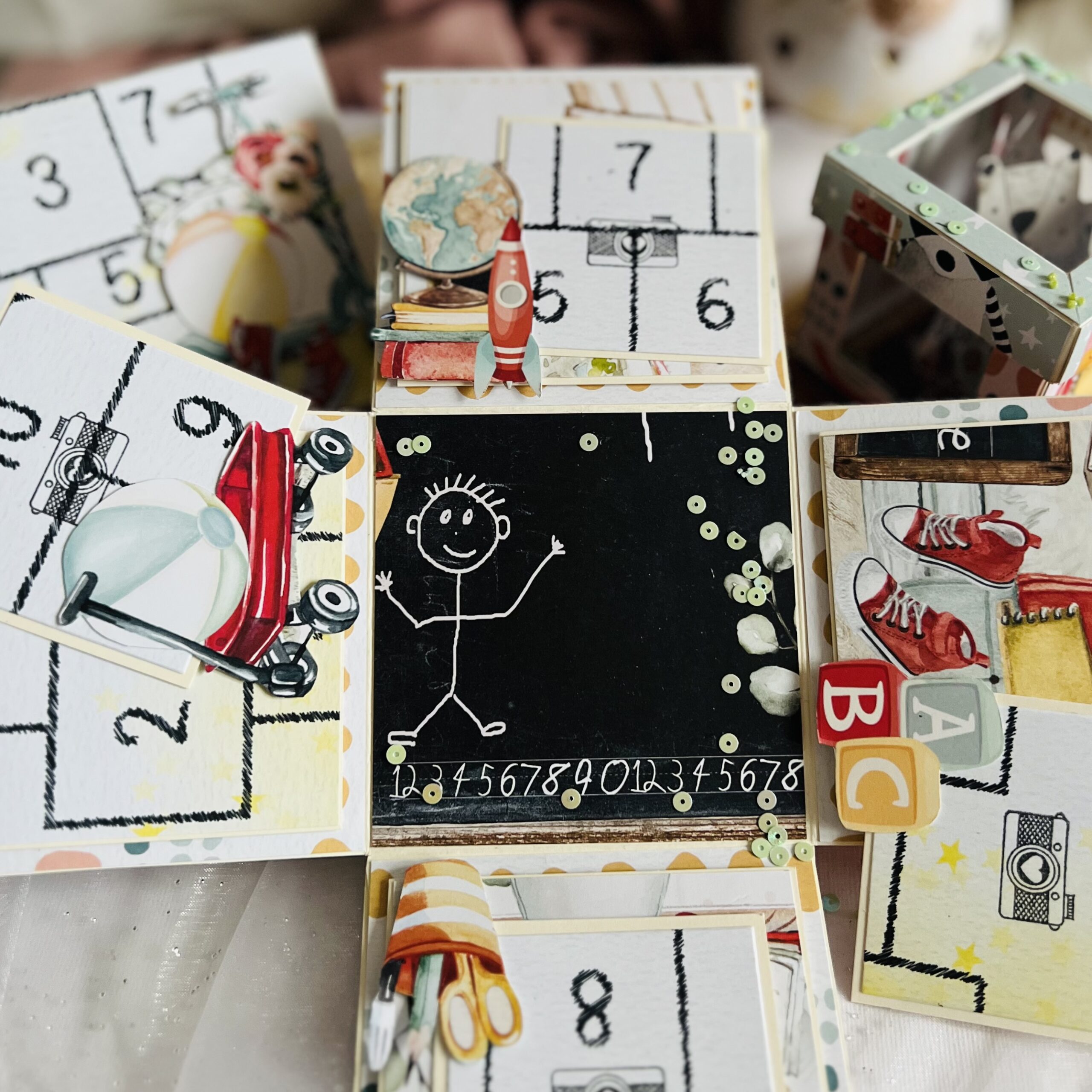 IMG_8368 Exploding Box – School Adventure with Teddy Bear and Friends