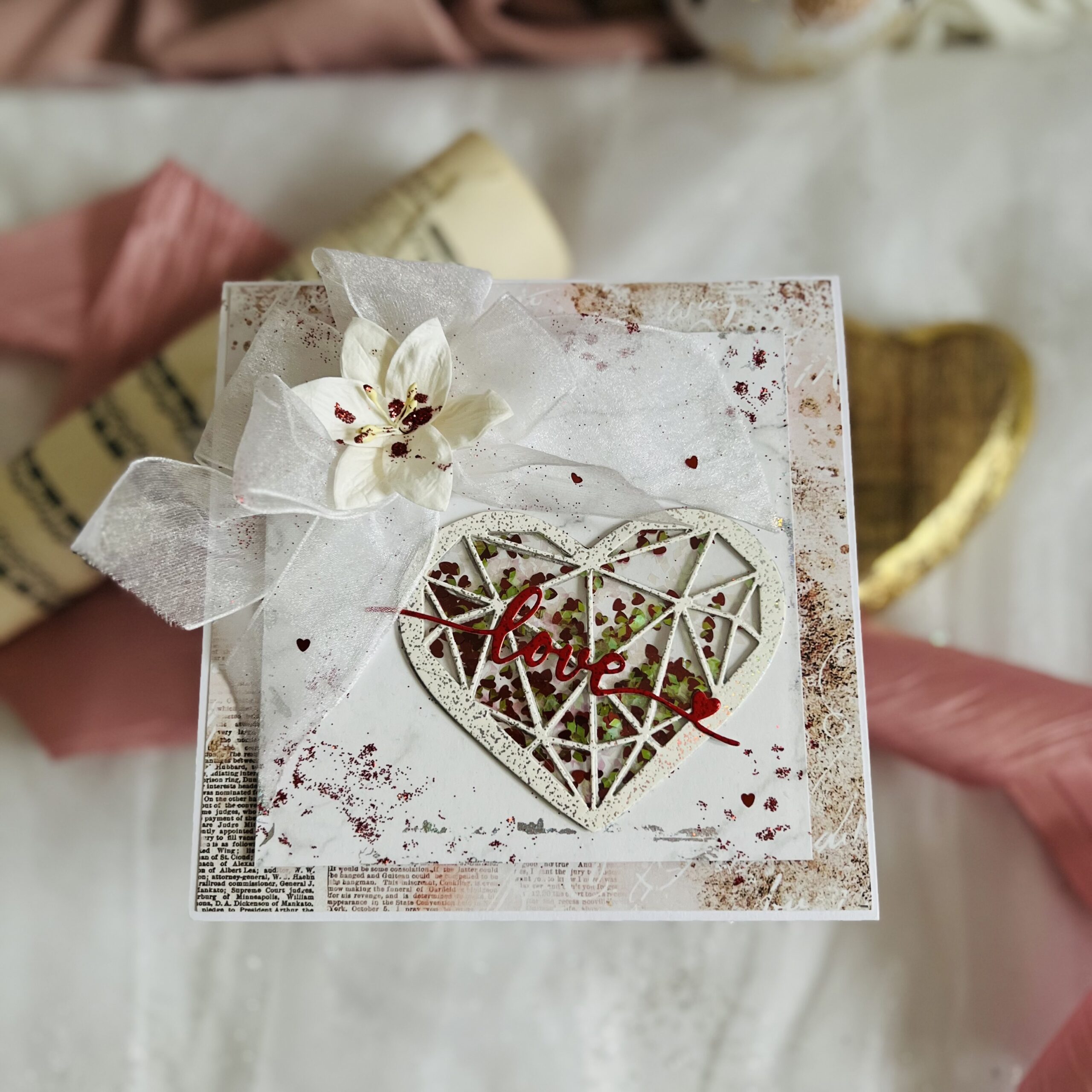 KlaudiArtCraft  Valentines Day Card-Personalized Handmade Surprise.