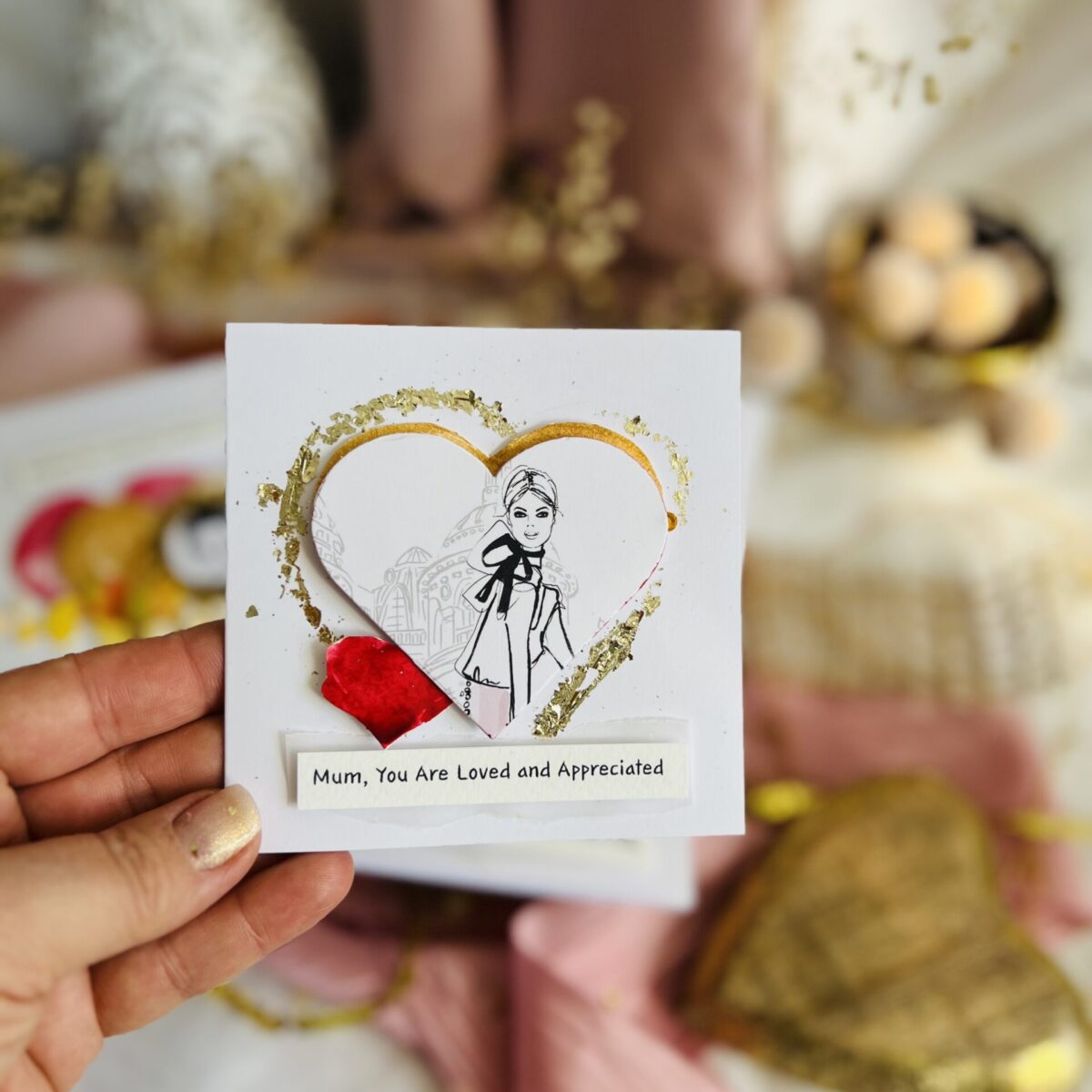 IMG_0709 Handmade Mother’s Day Card Set – 3 Watercolor Cards in a Decorative Box