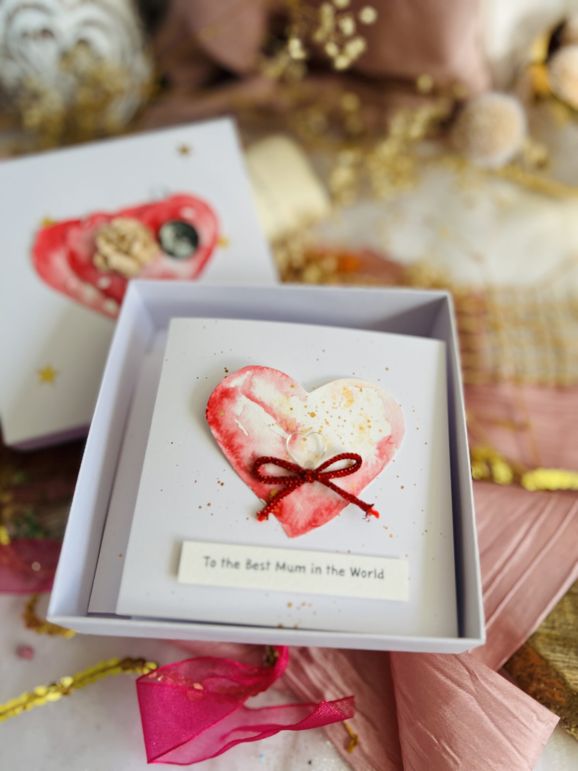 Handmade Mother’s Day Card Set – Unique Watercolor Designs (Set 2)