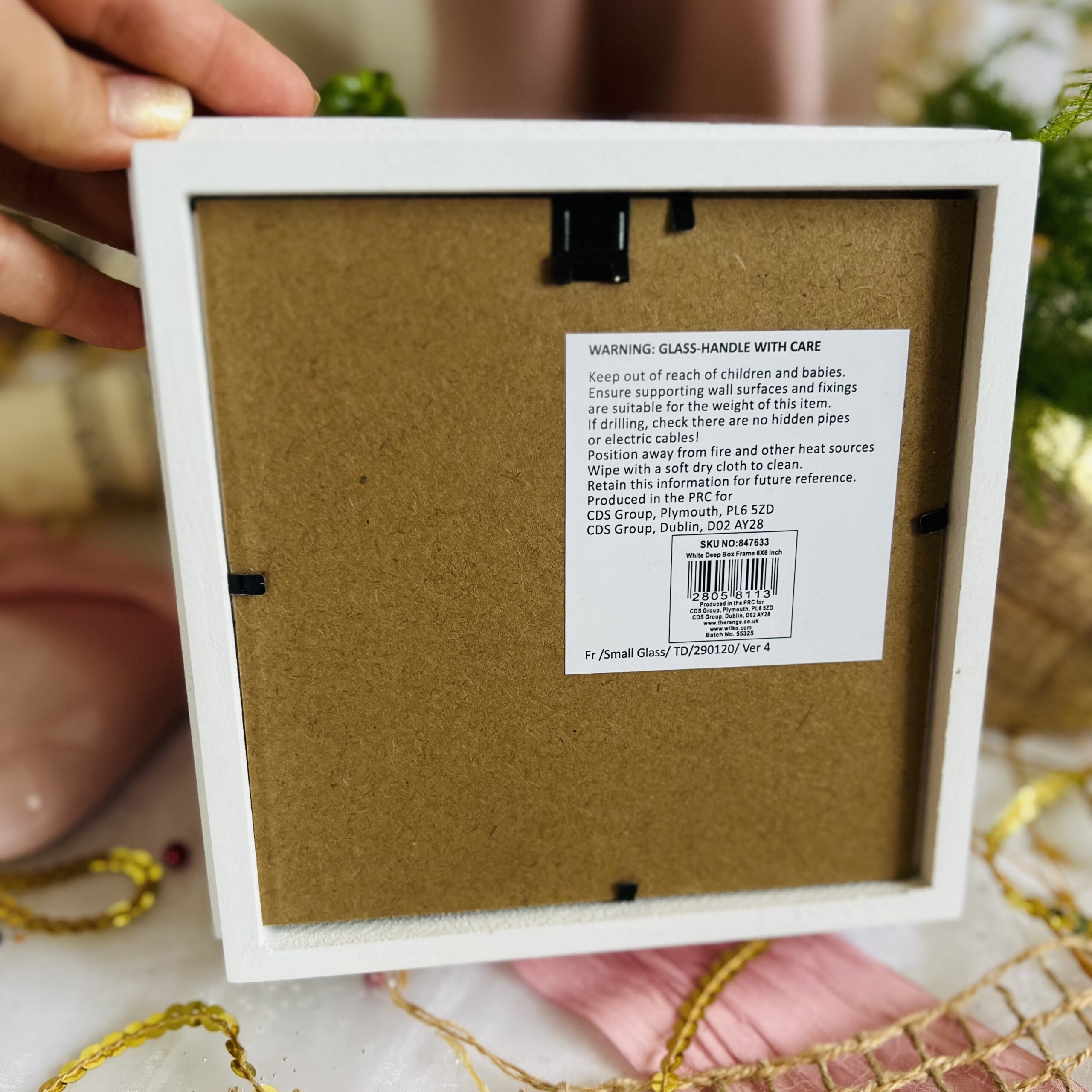 Personalized Framed Card – Handmade Heart Art Gift for Mom | Unique Mother’s Day Keepsake