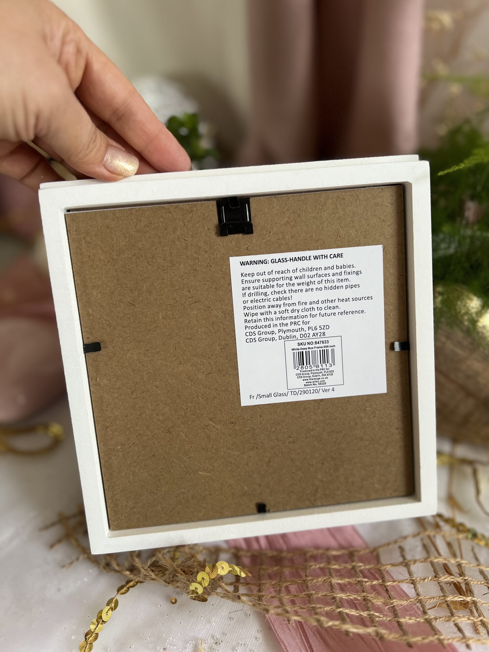 Elegant Woman Framed Card – Handmade Fashion Art with Heart | Unique Gift for Her